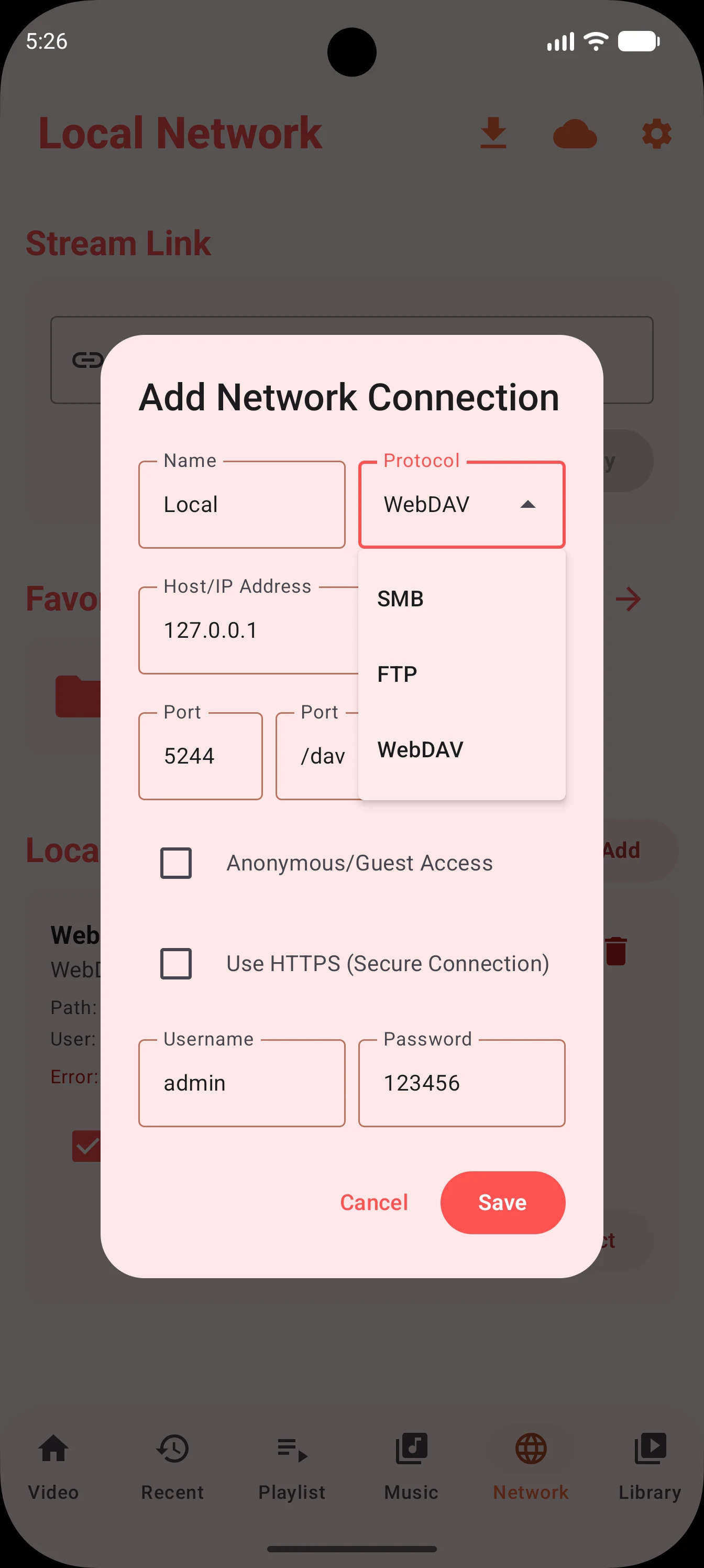 NeoPlayer – NAS WebDAV Player screenshot